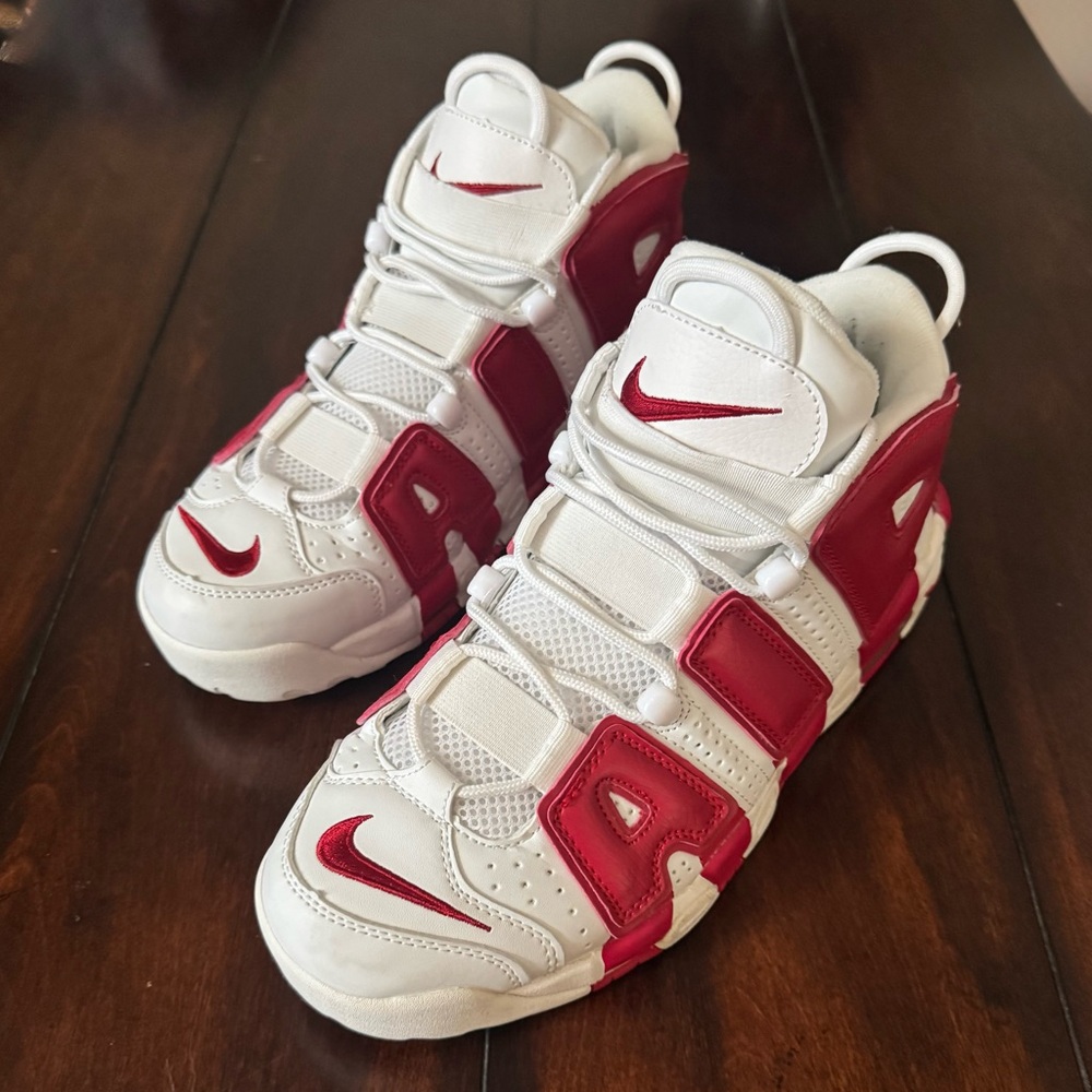 Nike Air More Uptempo Men’s 10 Varsity Red - Picture 3 of 11